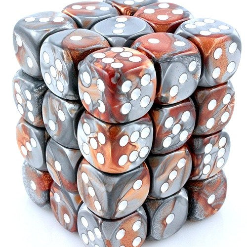 Gemini Dice Mini d6 Copper Steel