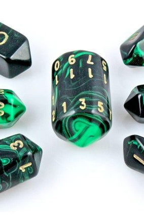 Oblivion Dice Crystal Green