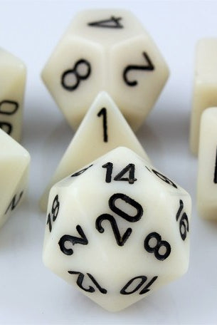 Opaque Dice Ivory