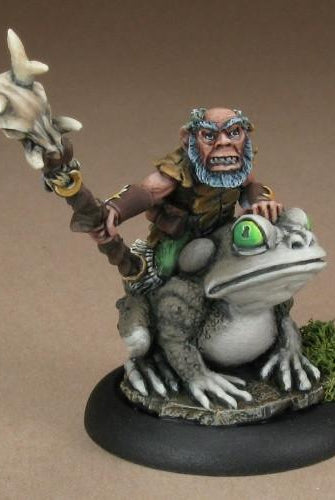 Miniatures Gnome Druid With Toad