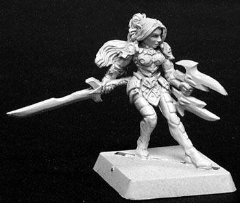Reaper Miniatures Aundine Female Elf Fighter 14089