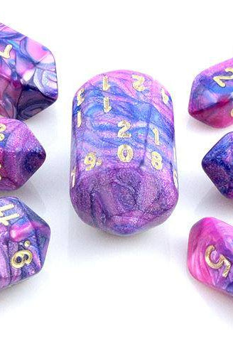 Toxic Crystal Dice Pink Blue