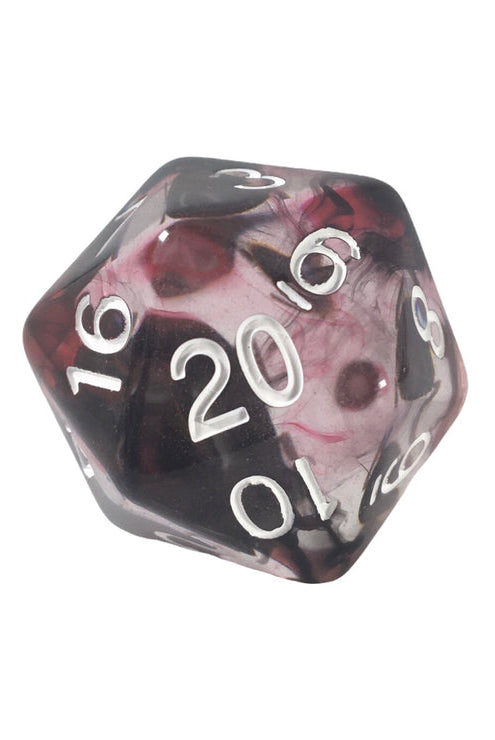 large diffusion bloodstone d20 dice for rpg gaming