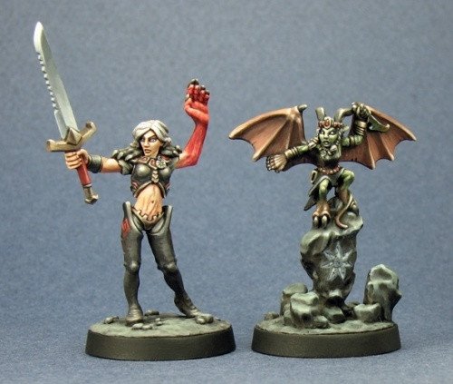 Pathfinder Miniatures Nualia and Elyrium 60012