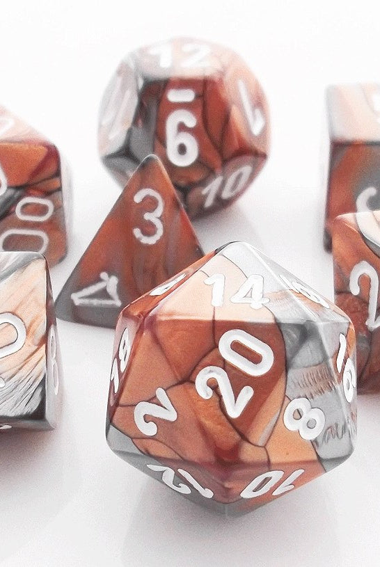 Gemini Dice Copper Steel