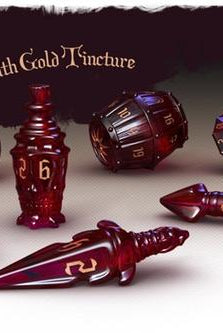 Polyhero Dice Rogue With Gold