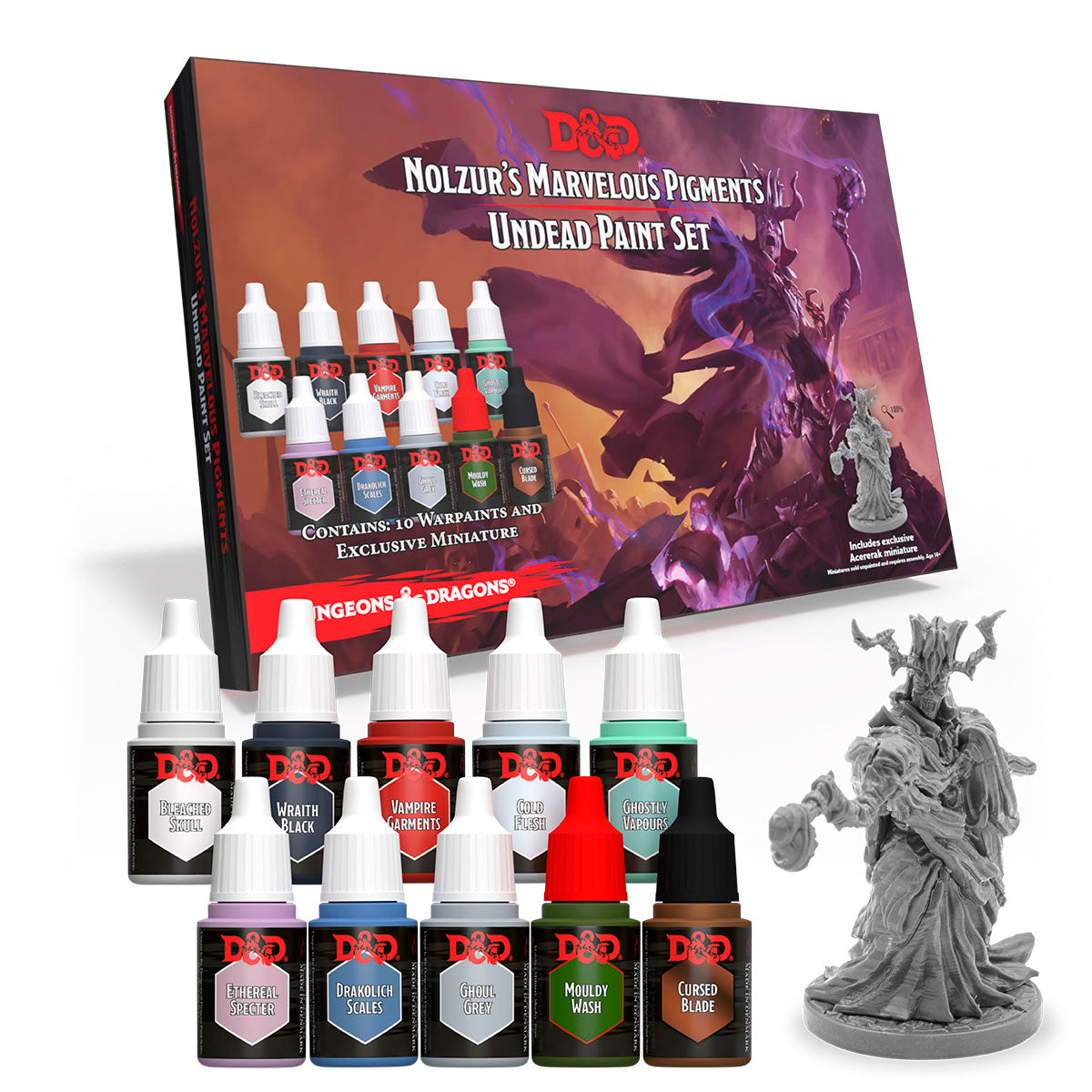D&D Undead Miniatures Paint Set