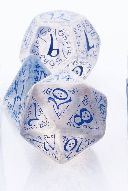 Elven Dice Blue Translucent