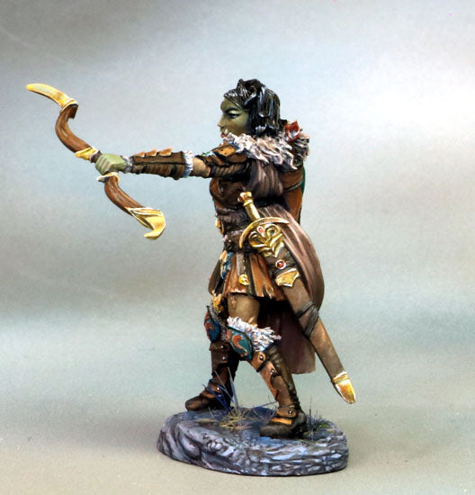 Female Half Orc Ranger Miniature 3