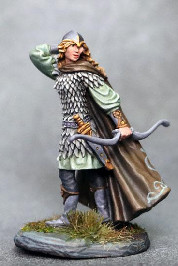 D&D Miniature Elf Ranger Fighter