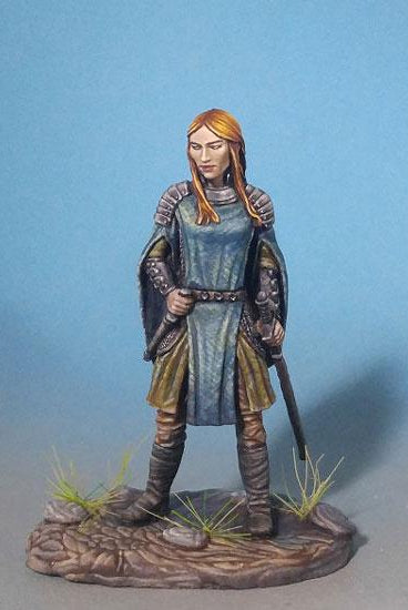 D&D Miniatures Female Paladin