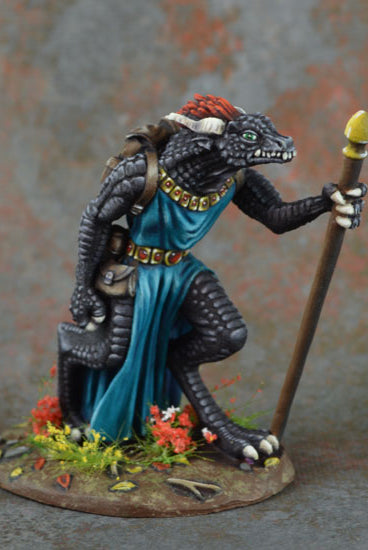 Marching Mage Dragonborn Miniature