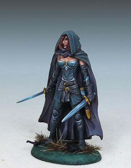 RPG Miniatures Female Assassin