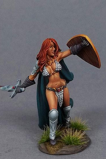 RPG Miniatures Female Barbarian