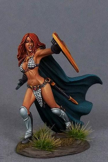 Dark Sword Miniatures DSM7446 Female Barbarian
