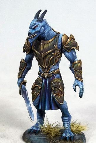 Dark Sword Miniatures DSM7453 Male Dragonborn Warrior