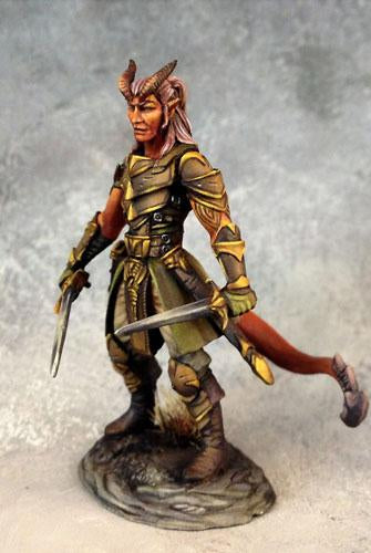 Dark Sword Miniatures DSM7458 Male Demonkin Rogue