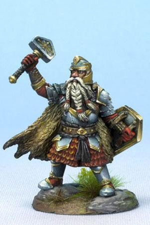 Dark Sword Miniatures DSM7475 Dwarf Cleric With Warhammer