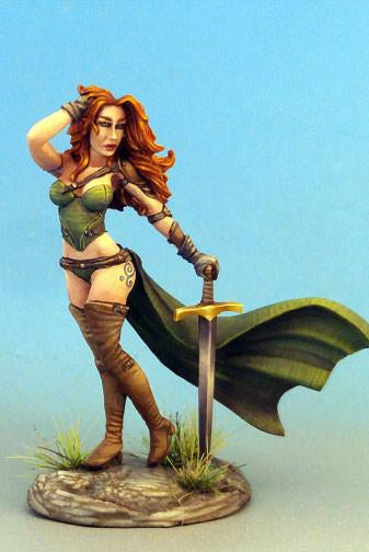 Dark Sword Miniatures DSM7541 Pinup Female Warrior