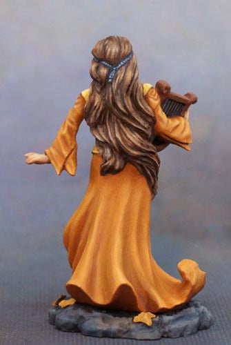 DnD Miniatures Bard With Harp