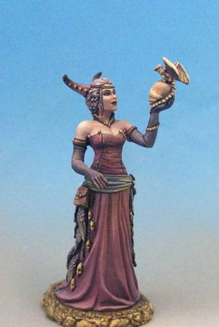 D&D Miniatures Female Necromancer