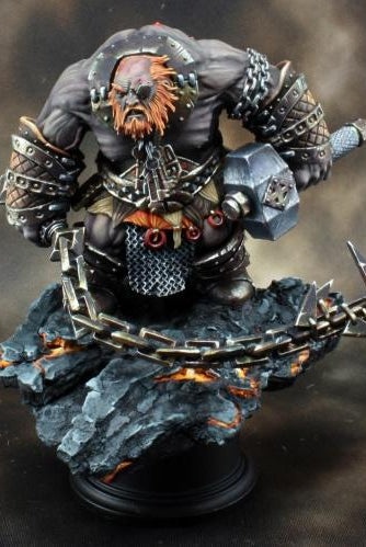 D&D Fire Giant Jailor Miniature