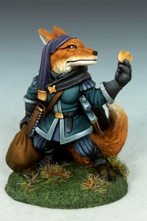 D&D Miniature Kitsune Rogue