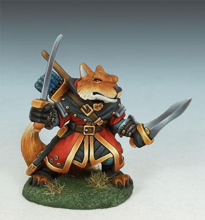 DSM8013 Kitsune Fox Dual Wield Warrior