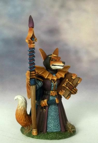 Miniature Kitsune Fox Mage