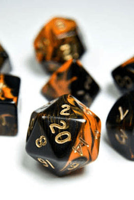 Oblivion Dice Orange