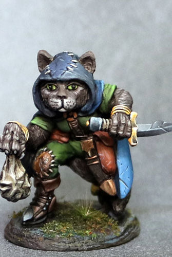 D&D Miniature Cat Rogue
