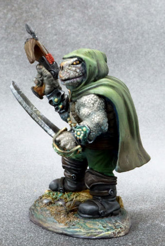 Tortoise-Folk Rogue Miniature 1