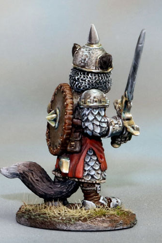 Catfolk Warrior Miniature 4