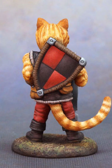 Catfolk Warrior Miniature 4