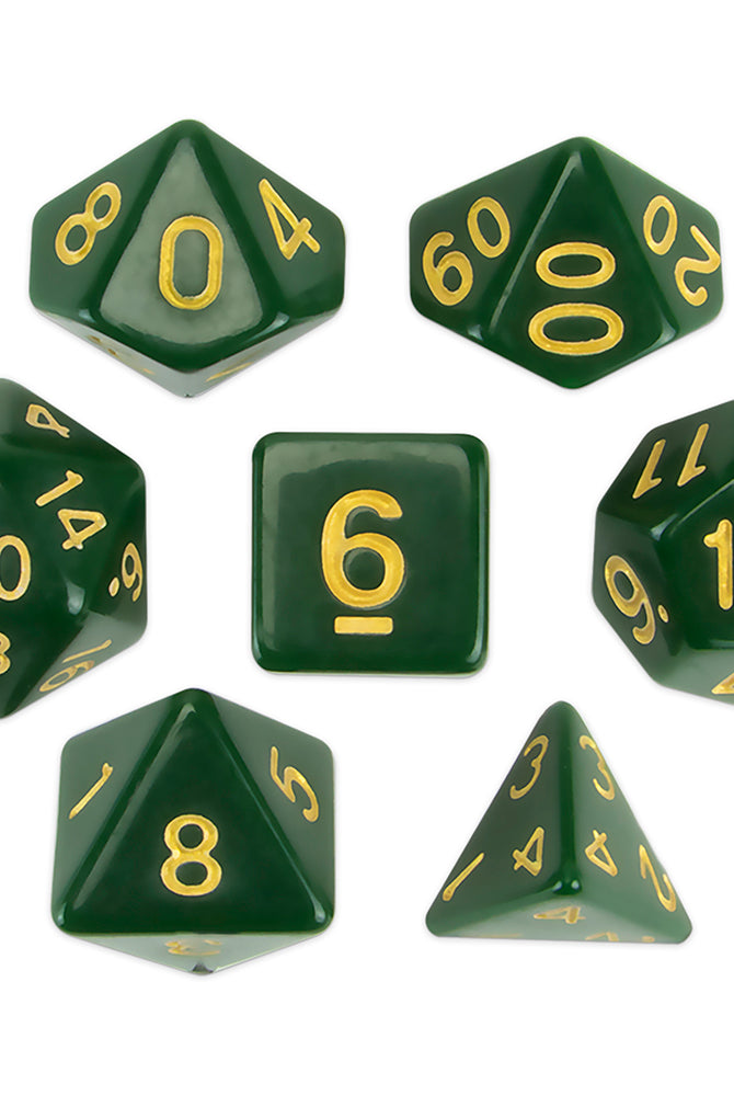 D&D forest green dice