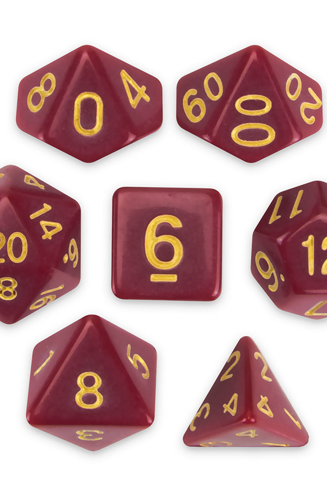 D&D Dice Crimson Queen