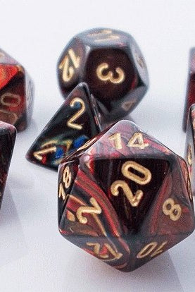 Scarab Dice Blue Blood