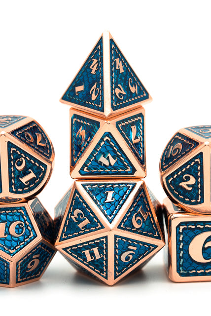 Mermaid Ocean Blue Dice