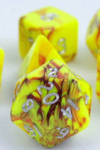 Toxic Dice Yellow Red