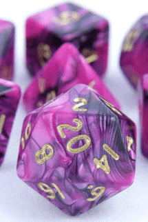 Toxic Dice Pink Black
