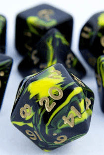 Oblivion Dice Yellow