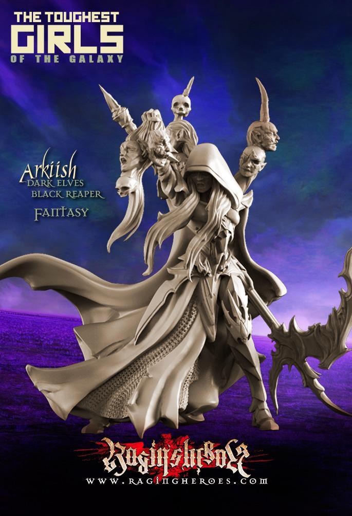 Raging Heroes Miniatures Arkiish, The Black Reaper