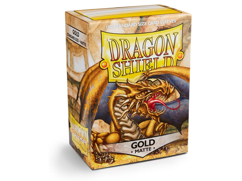 Dragon Shield Card Sleeves Matte Gold
