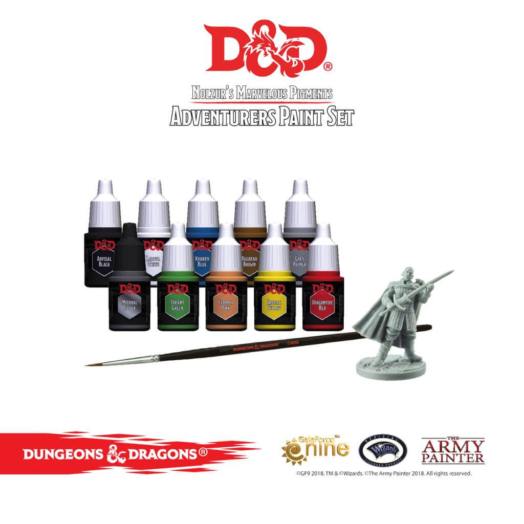 Adventurers Paint Set D&D