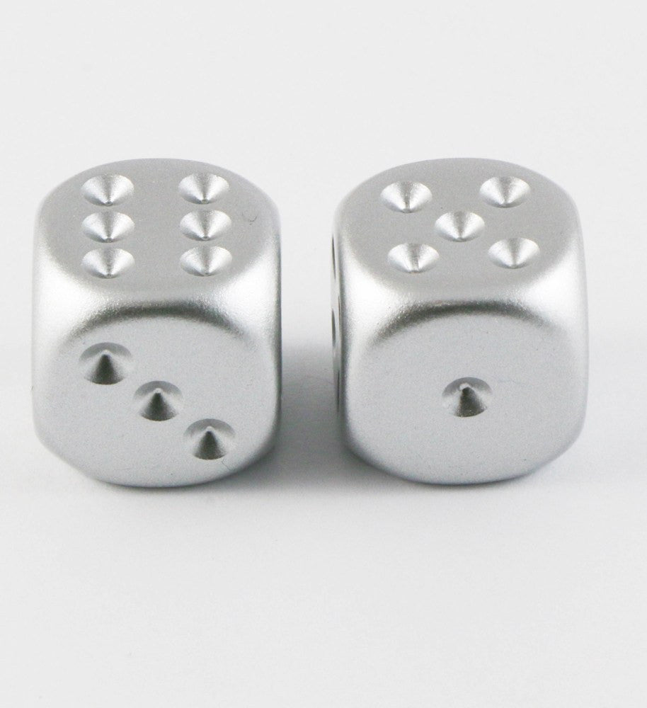 Aluminum Plated D6 Dice