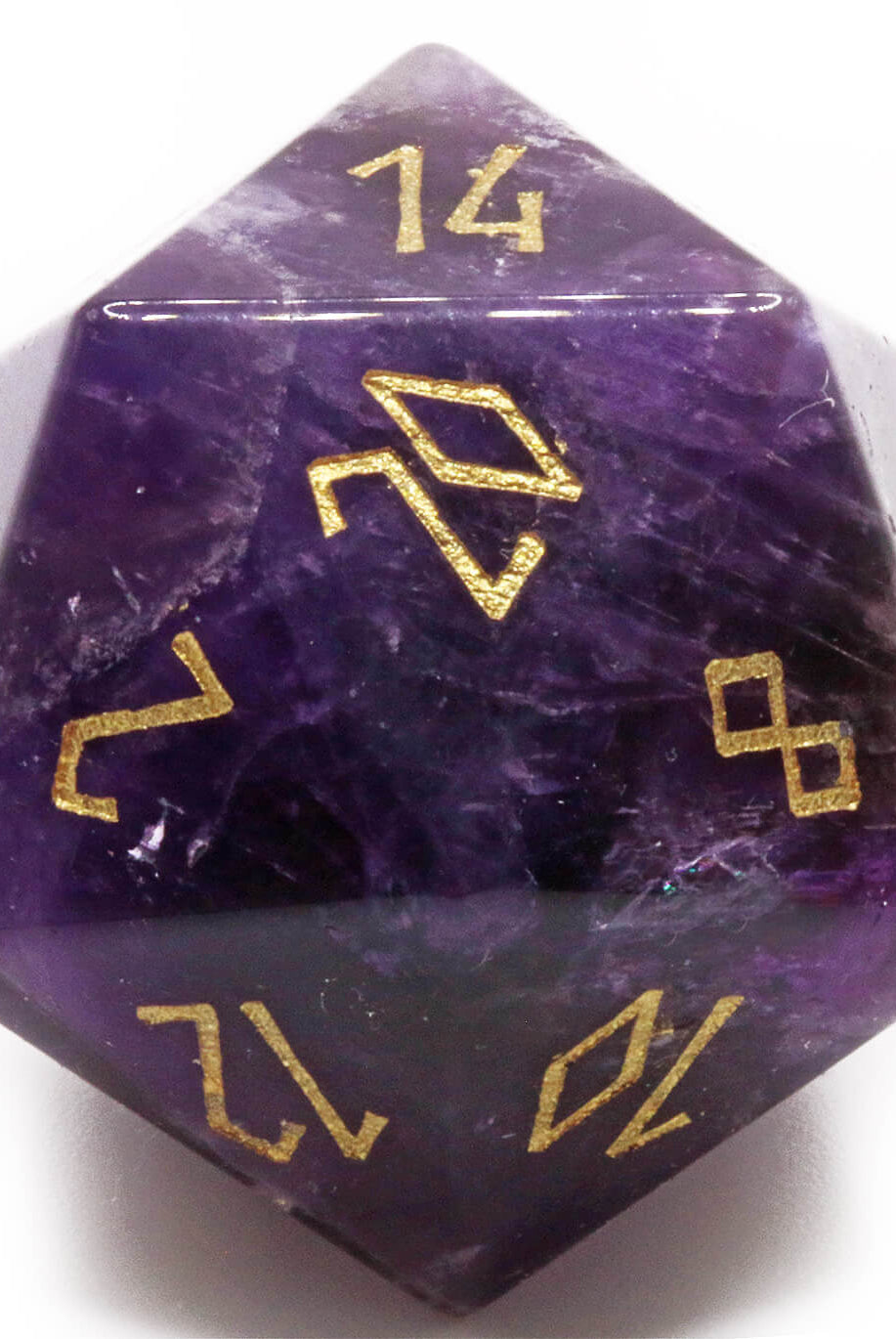 Amethyst Gemstone D20