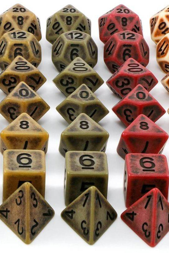 Ancient Dice D&D Sets