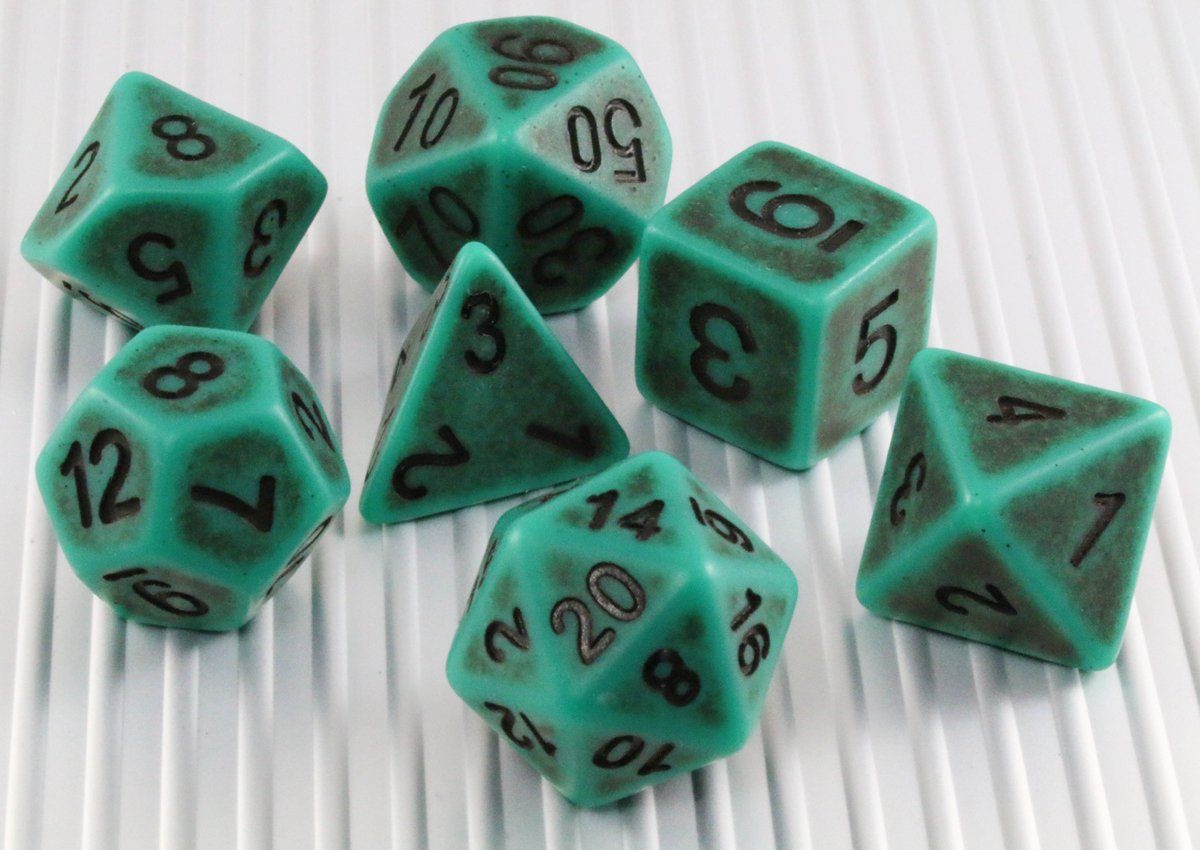 Ancient Dice Green