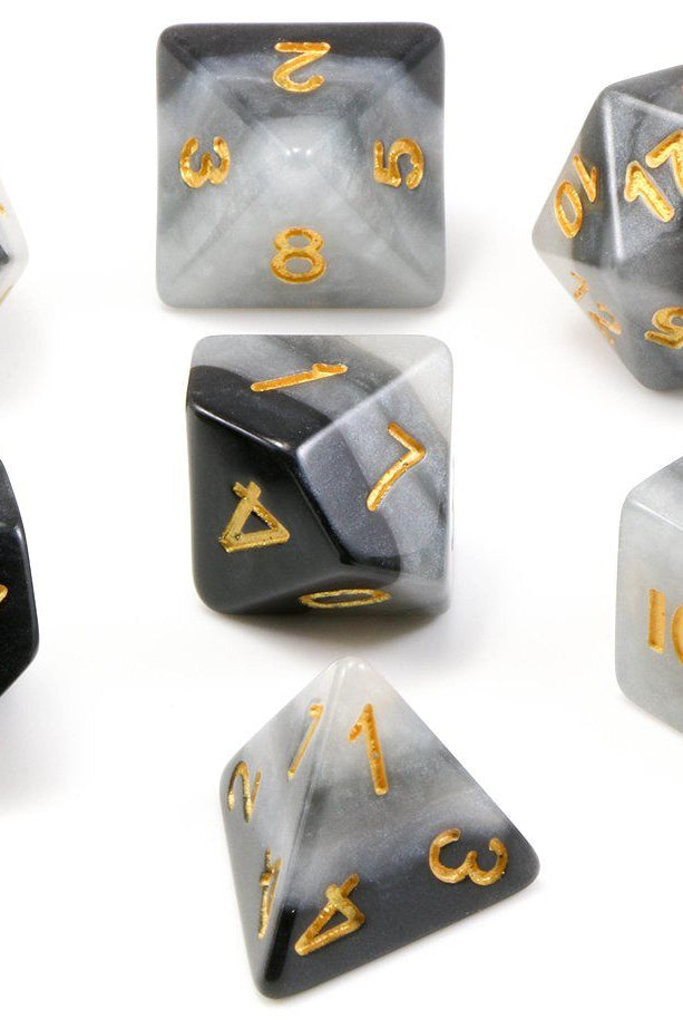D&D Dice Arcane Black