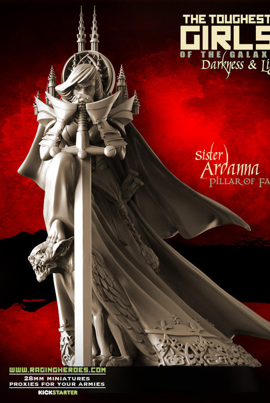 Raging Heroes Miniatures (Ardanna, Pillar of the Faith)